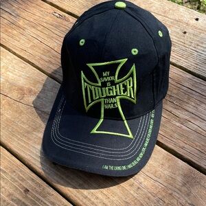 NWOT MY SAVIOR IS TOUGHER THAN NAILS CAP